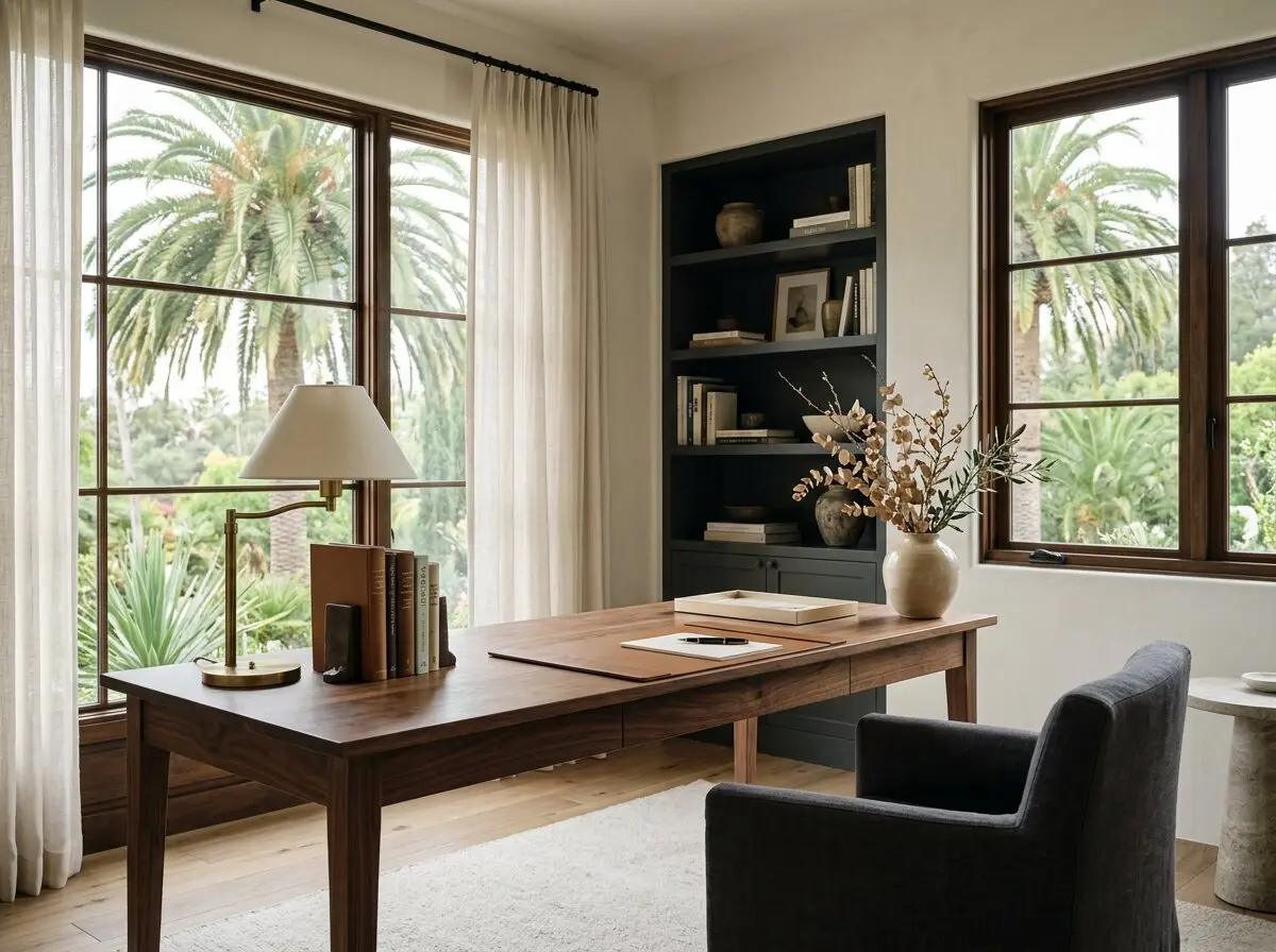 A quiet study in a Florida residence